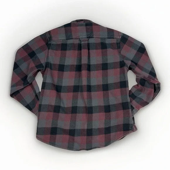 Orvis Big Bear Heavyweight Flannel Long Sleeve Shirt Plaid Mens Size Medium - Picture 4 of 9
